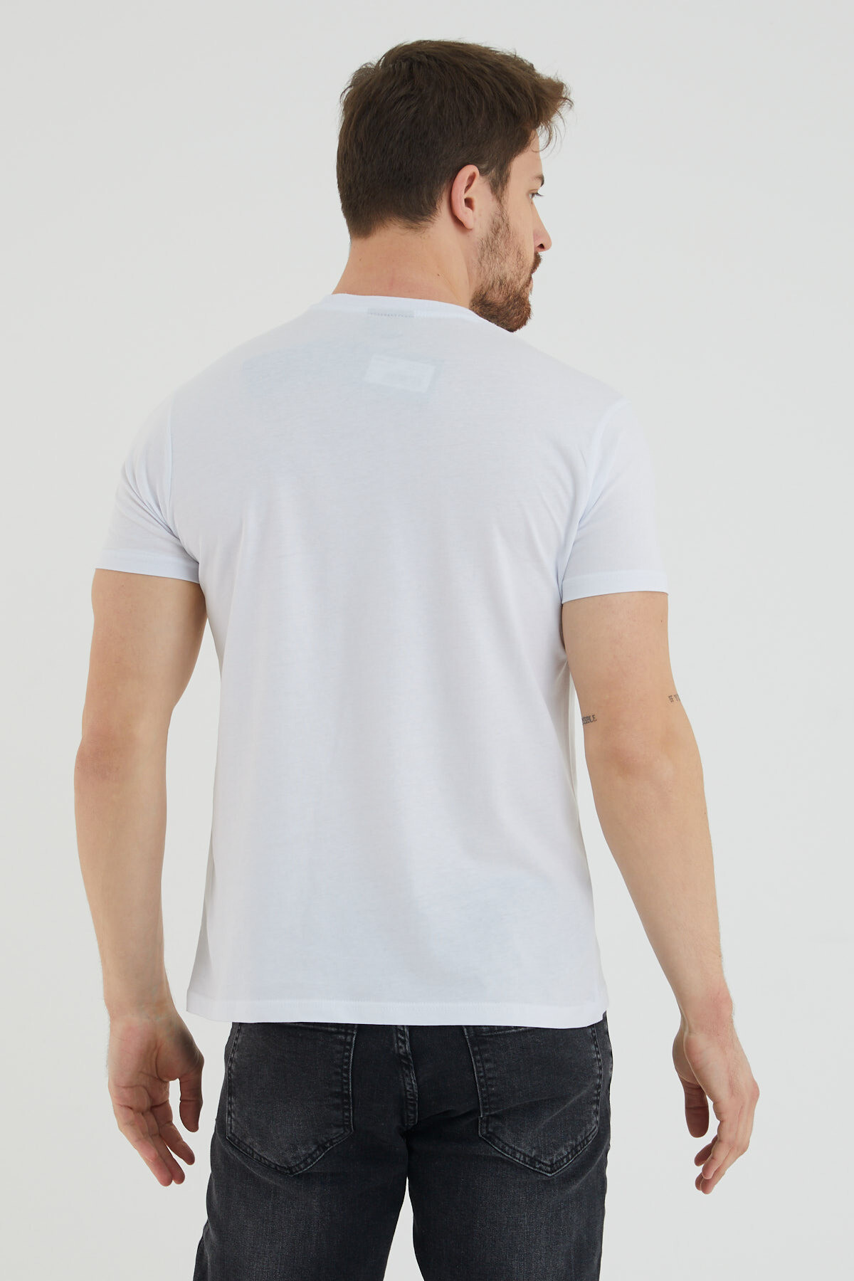 Alpacıno Scarface Baskılı Bisiklet Yaka Slim Fit Tshirt