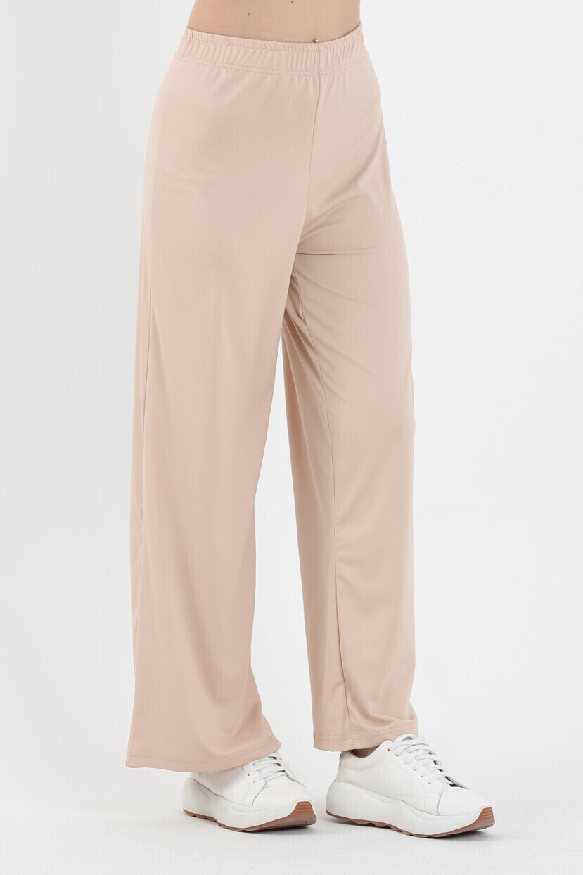 Beli Lastikli İnce Rahat Kesim Pantolon