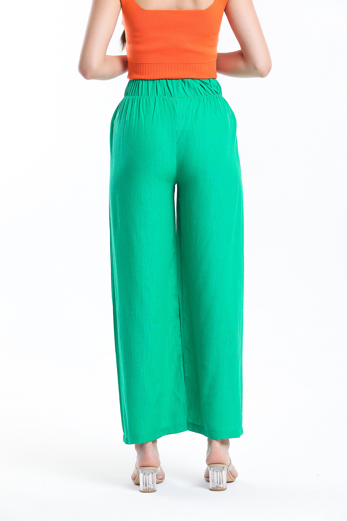 Beli Lastikli Rahat Kesim Salaş Pantolon