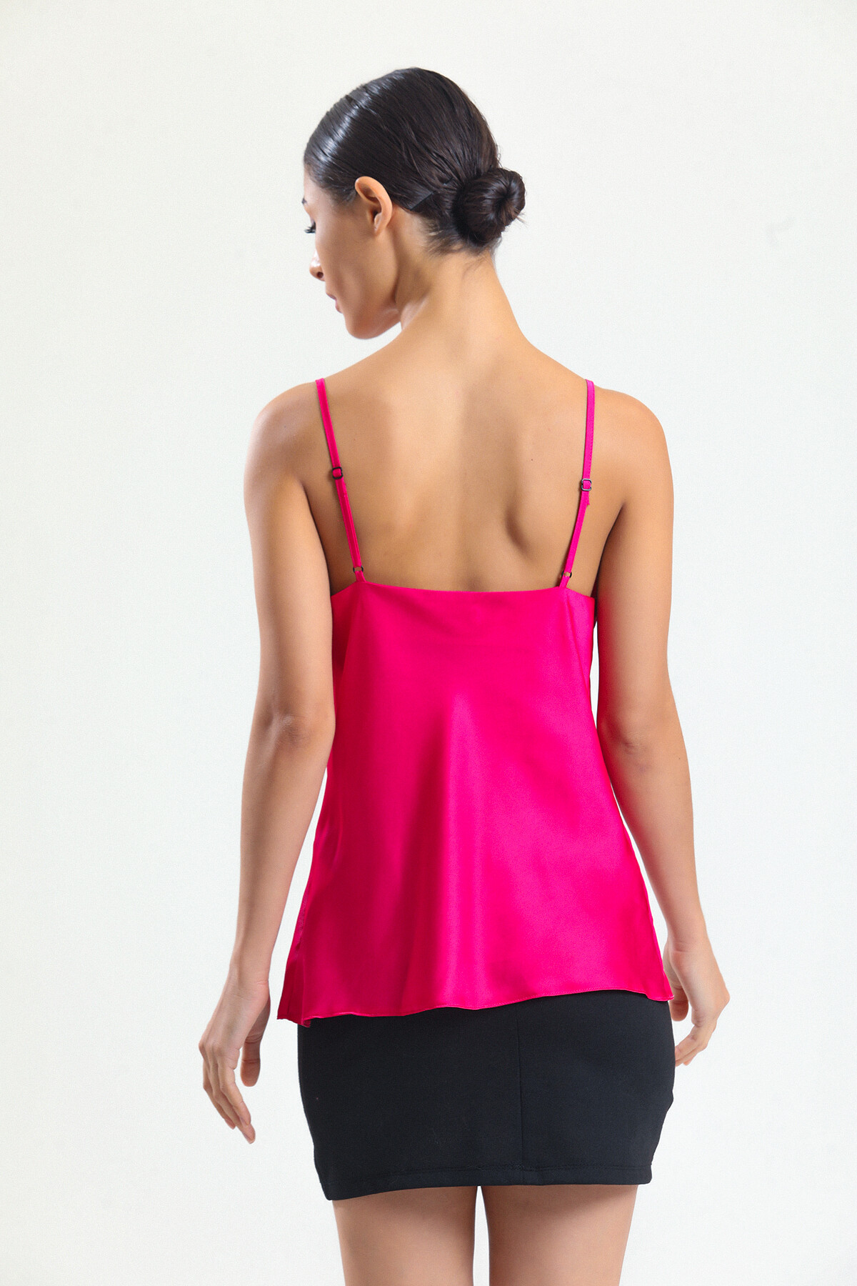 KADIN Askılı Saten Bluz