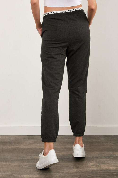 Beli Lastik Detaylı Yanı Şeritli Paçası Lastikli Alt Eşofman