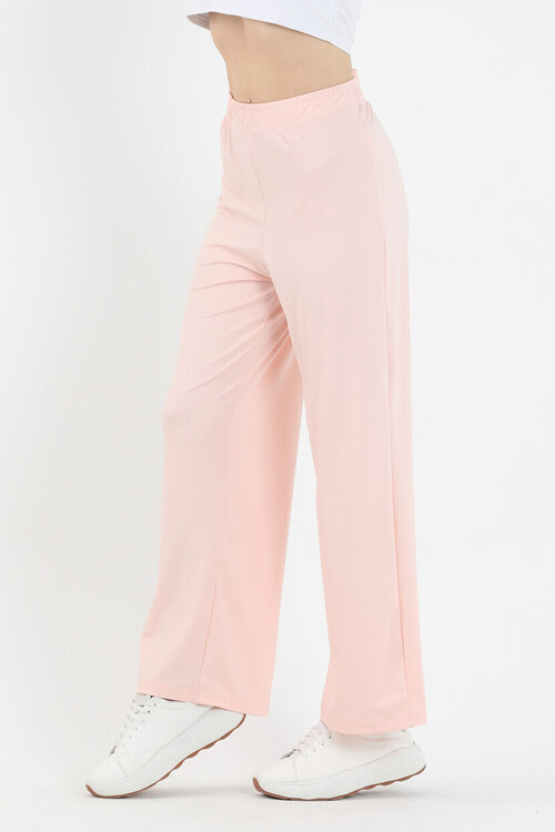 Beli Lastikli İnce Rahat Kesim Pantolon
