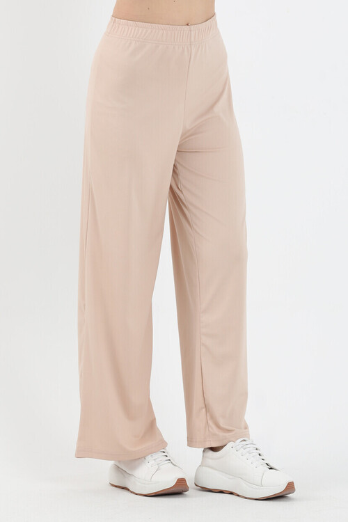 Beli Lastikli İnce Rahat Kesim Pantolon