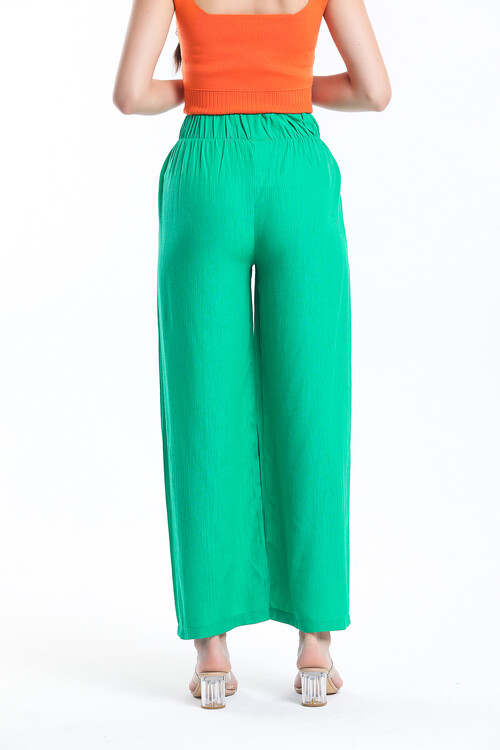 Beli Lastikli Rahat Kesim Salaş Pantolon