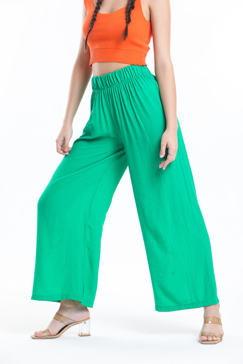 Beli Lastikli Rahat Kesim Salaş Pantolon