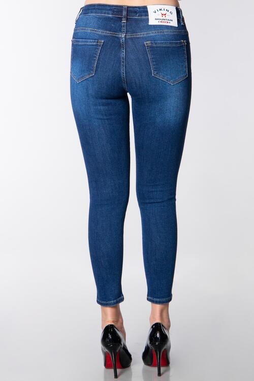 Dar Paça Yüksek Bel Kot Pantolon